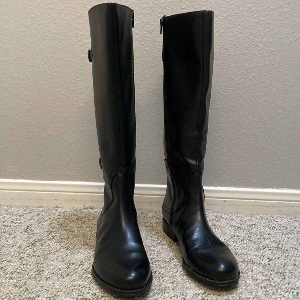 Naturalizer black leather boots, N5 comfort, NWOT